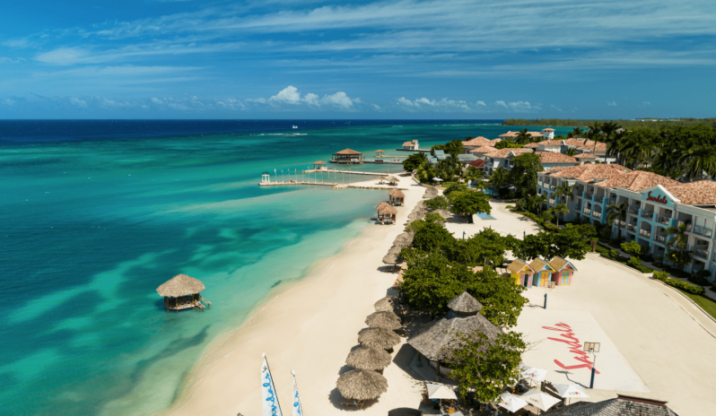 Sandals, Aerial